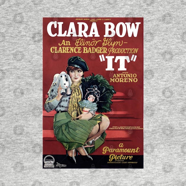 It Starring Clara Bow Movie Poster by Noir-N-More